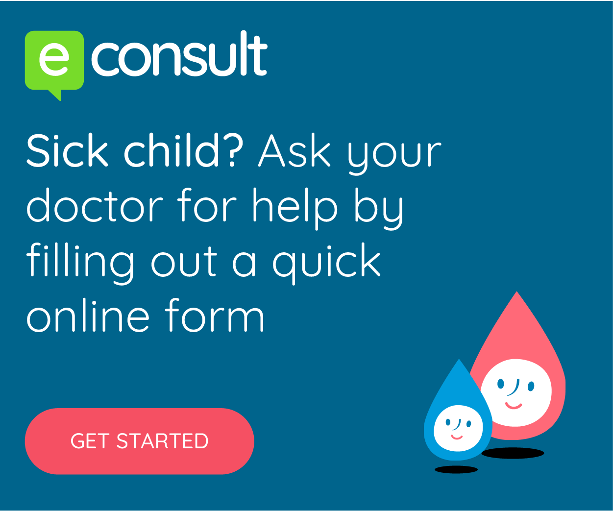 Contact your doctor online if you have a sick child